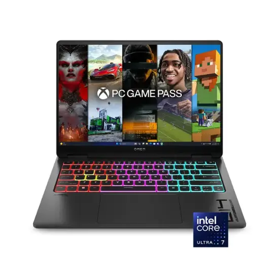 HP OMEN - Transcend 14" 120Hz 3K OLED Gaming Laptop - Intel Core Ultra 7-155H - 16GB Memory - NVIDIA GeForce RTX 4060 - 1TB SSD - Shadow Black-14 inches-Intel Core Ultra 7 Series 1-16 GB Memory-1 TB-Shadow Black