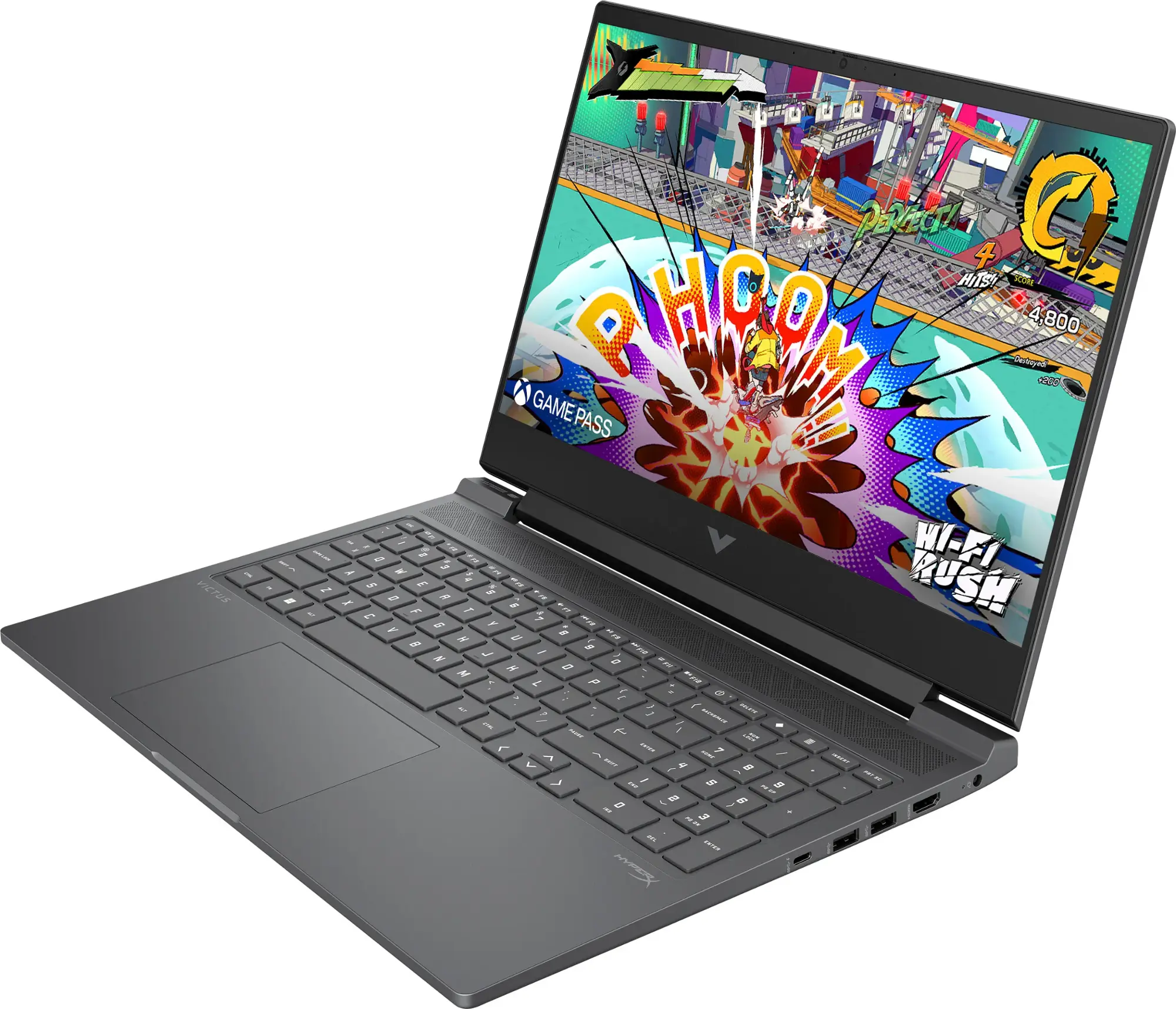 HP - Victus 16.1" Gaming Laptop - AMD Ryzen 7-8845HS - 16GB DDR5 Memory - NVIDIA GeForce RTX 4070 - 512GB SSD - Mica Silver-16.1 inches-AMD Ryzen 7 8000 Series-16 GB Memory-512 GB-Mica Silver