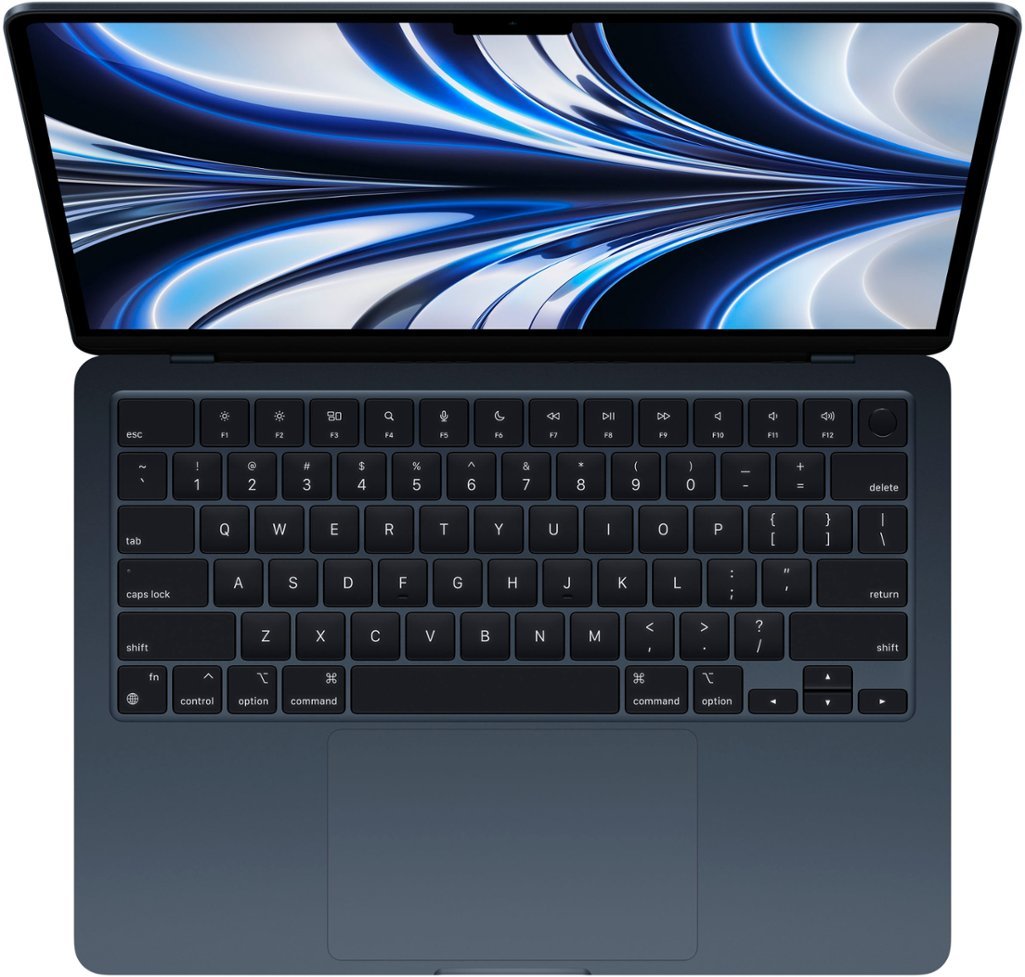 MacBook Air 13.6" Laptop - Apple M2 chip - 8GB Memory - 256GB SSD - Midnight-13.6-Apple M2-8 GB Memory-256 GB-Midnight