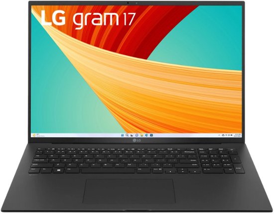LG - gram 17” Laptop - Intel Evo Platform 13th Gen Intel Core i7 with 32GB RAM - 1TB NVMe SSD - Black-Intel 13th Generation Core i7 Evo Platform-32 GB Memory-1 TB-Black