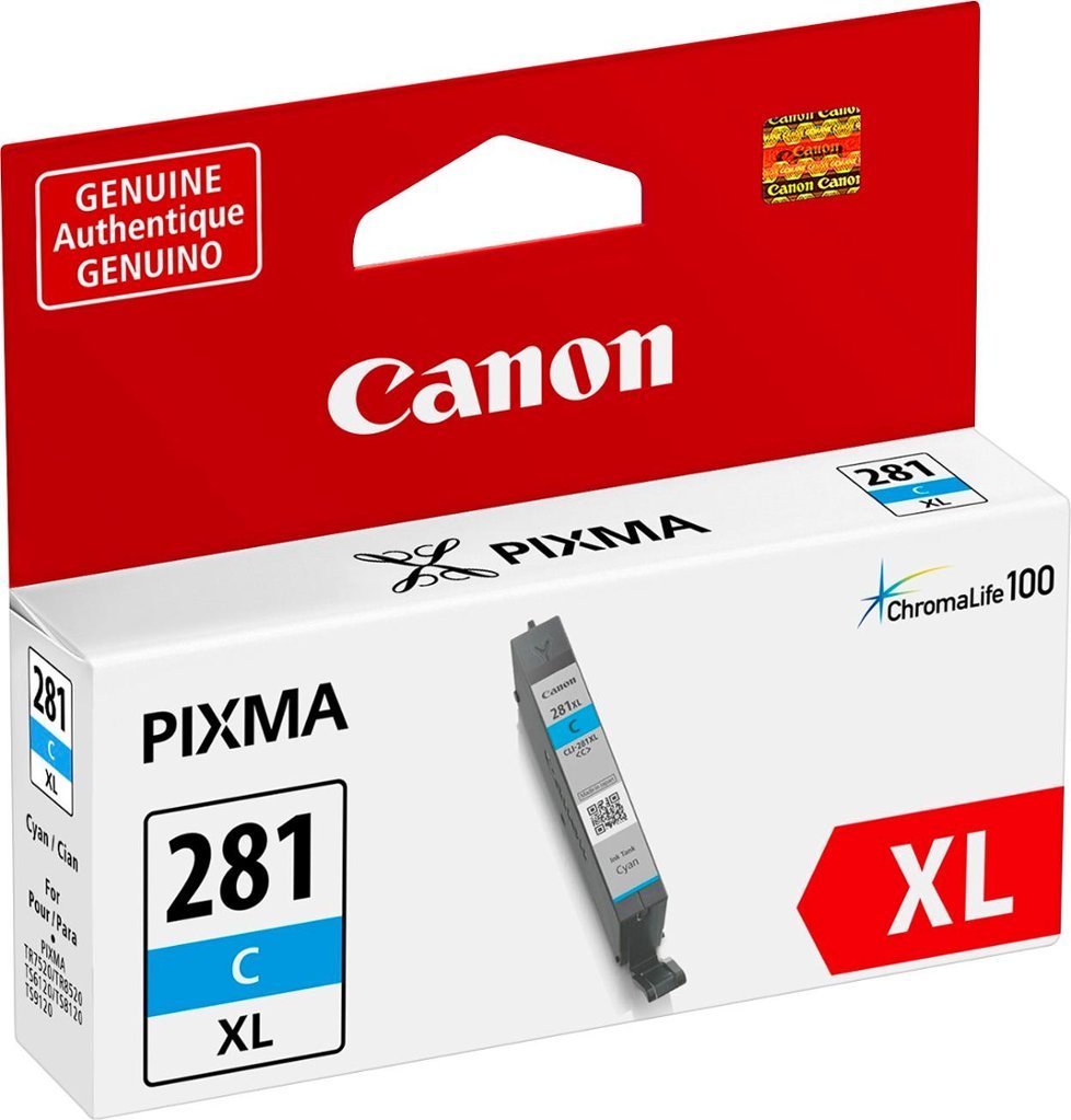 Canon - CLI-281 XL High-Yield Ink Cartridge - Cyan-2034C001