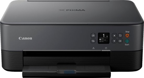 Canon - PIXMA TS6420a Wireless All-In-One Inkjet Printer - Black-Black