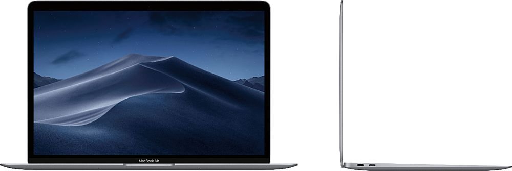 Apple - MacBook Air 13.3" Laptop - Intel Core i5 (I5-8210Y) Processor - 8GB Memory - 128GB SSD (2019 Model) - Pre-Owned - Space Gray-13.3-AMD Ryzen 3 3000 Series-8 GB Memory-128 GB-Space Gray