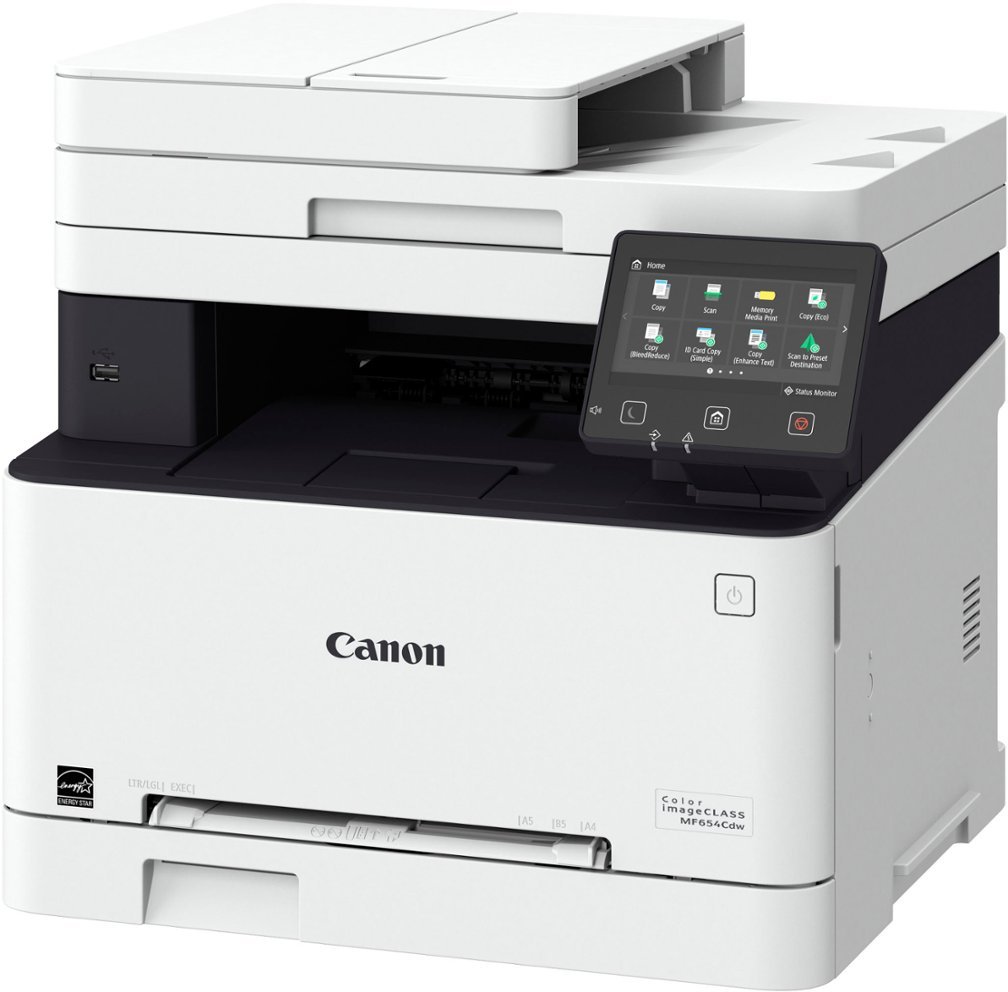 Canon - image CLASS MF654Cdw Wireless Color All-In-One Laser Printer - White-White