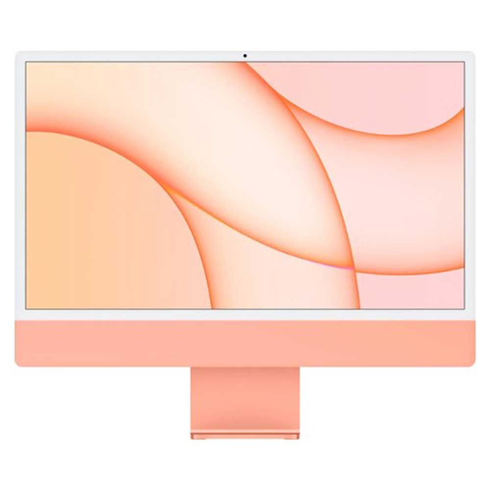 iMac 24" with Retina 4.5K display All-In-One - Apple M1 - 8GB Memory - 256GB SSD - w/Touch ID (Latest Model) - Orange-23.5-Apple M1-8 GB Memory-256 GB-Orange