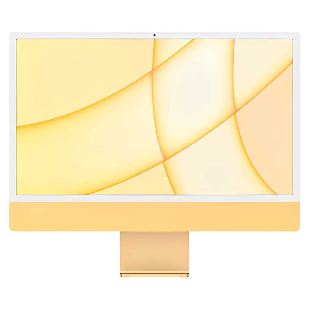iMac 24" with Retina 4.5k display All-In-One - Apple M1 - 8GB Memory - 256GB SSD - w/Touch ID (Latest Model) - Yellow-23.5-Apple M1-8 GB Memory-256 GB-Yellow