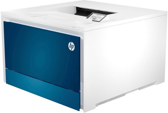 HP - LaserJet Pro 4201dn Color Laser Printer - White/Blue-White/Blue