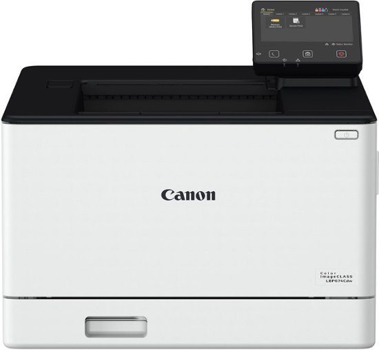 Canon - image CLASS LBP674Cdw Wireless Color Laser Printer - White-White