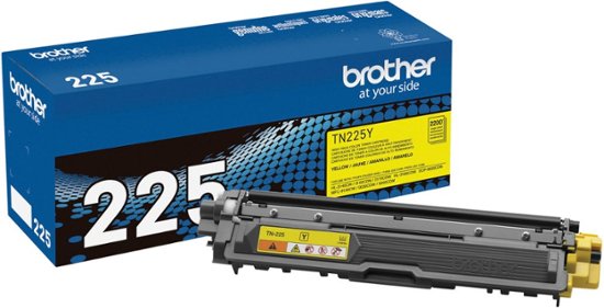 Brother - TN225Y High-Yield Toner Cartridge - Yellow-Yellow