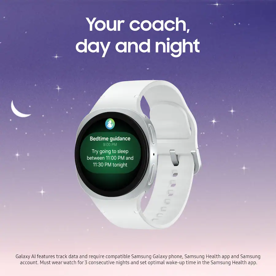 Samsung - Galaxy Watch8 Aluminum Smartwatch 40mm BT - Silver - (2025)