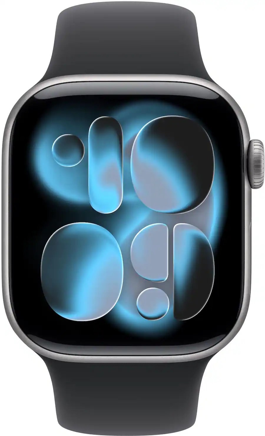 Apple Watch Series 11 (GPS+Cellular) 42mm Aluminum Case with Black Sport Band - S/M - Space Gray - (2025)