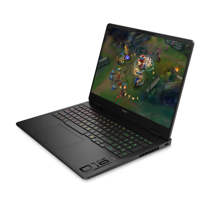 HP - OMEN 16" 144Hz Gaming Laptop,AMD Ryzen 9 8940HX,64GB DDR5,2TB SSD,NVIDIA GeForce RTX 5060,Win 11 Pro - Black