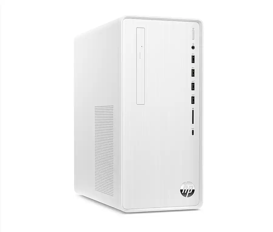 HP - Pavilion Desktop - Intel Core i5-12400 - 8GB Memory - 512GB SSD - Snow white