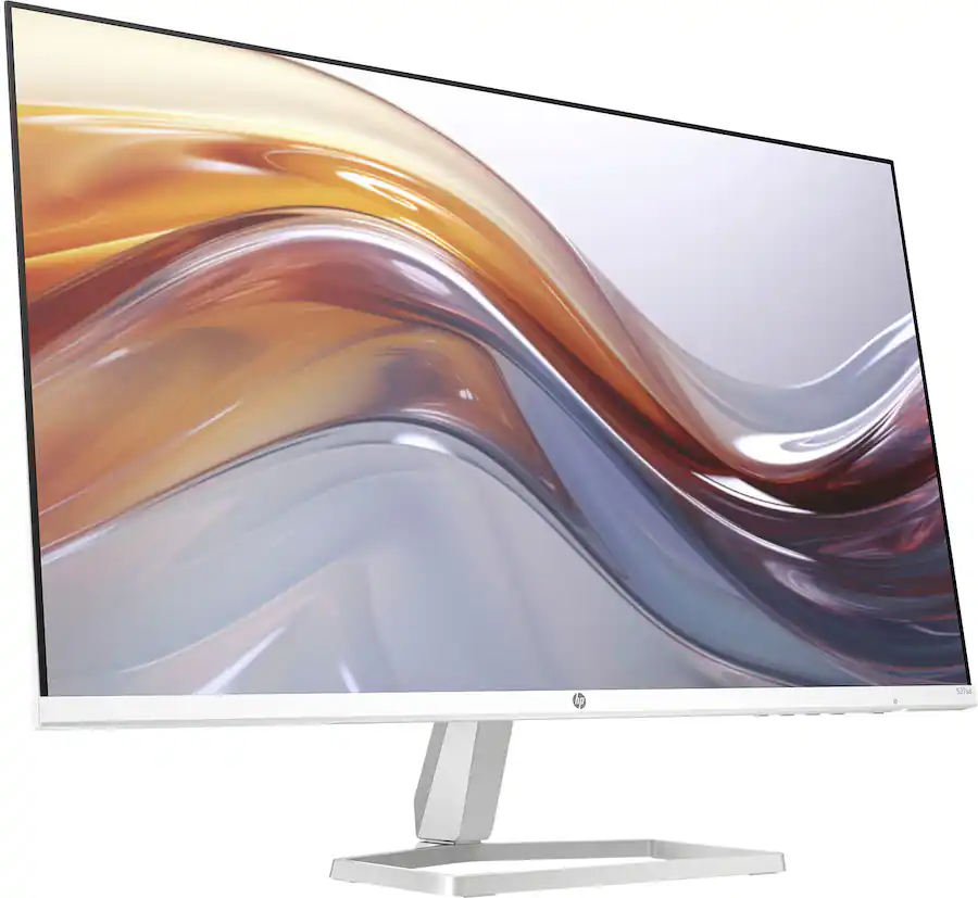 HP - 27" IPS LED FHD Monitor (HDMI, VGA) - Silver & Black