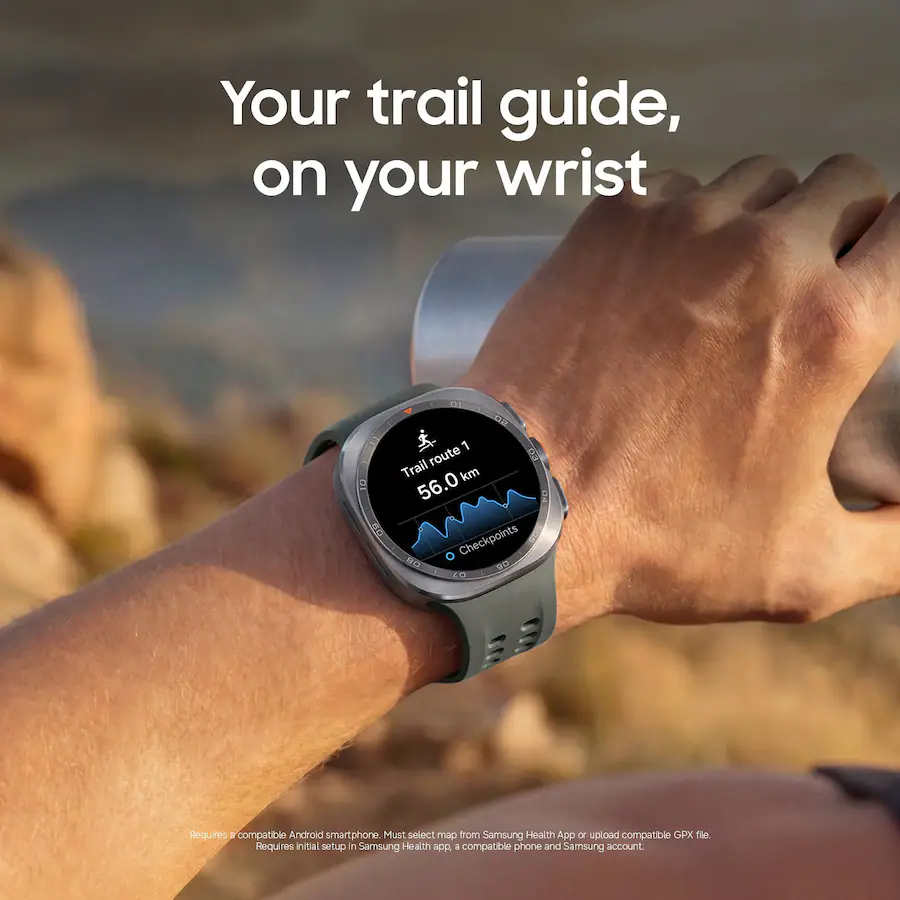 Samsung - Galaxy Watch Ultra2 Titanium Smartwatch 47mm LTE - Titanium Silver - (2026)
