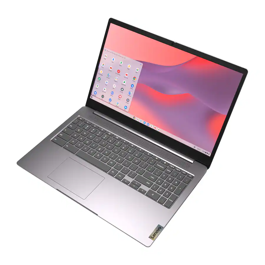 Lenovo - IdeaPad 3i Chromebook 15.6" Full HD Laptop - Intel Celeron 2021 - 4GB Memory with 64GB eMMC Storage - Arctic Grey