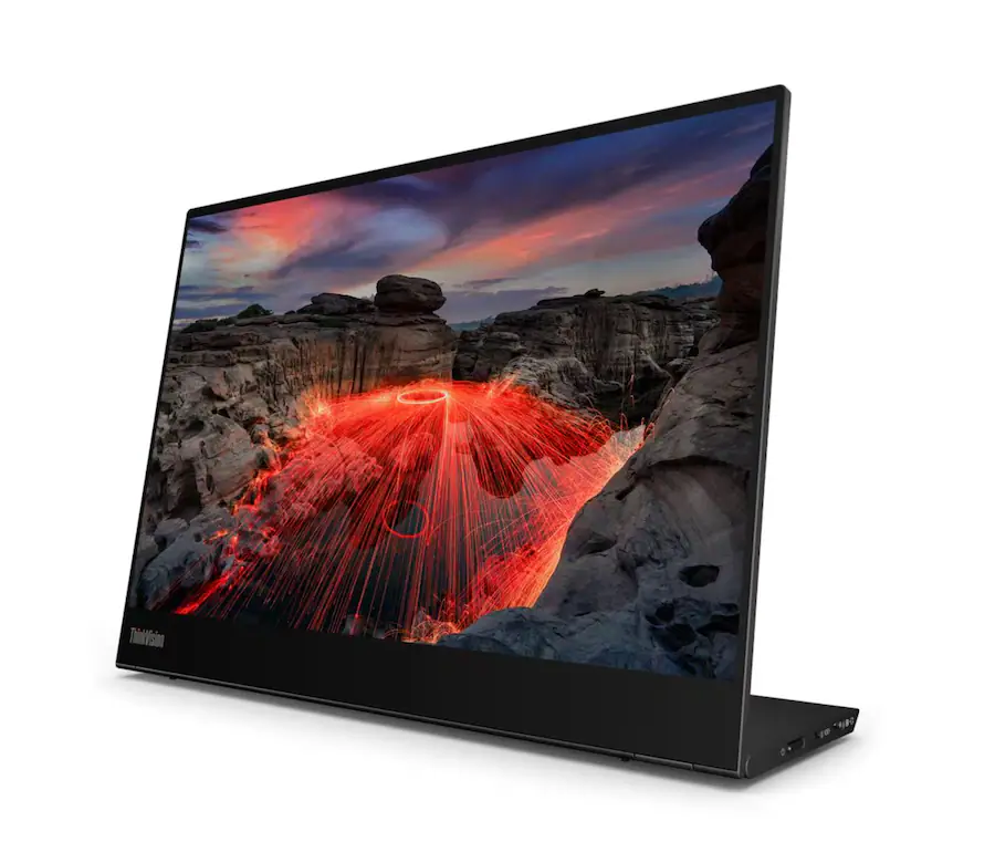Lenovo - Thinkvision M14t Gen 2 Portable Monitor - Touch, 2.2K, 16:10, USB-C, 14" IPS (63FDUAR6WW) - Raven Black