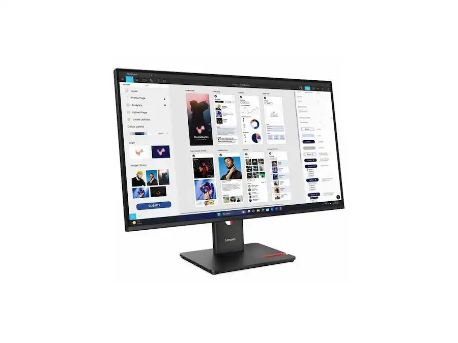 Lenovo - ThinkVision T32UD-40 32" Class 4K UHD LED Monitor - 16:9 - Eclipse 31.5" Viewable - In-plane Switching - Black