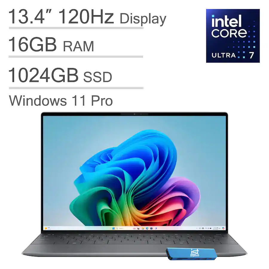 Dell - Upgraded - XPS 13 - 9350 13.4'' FHD+ AI PC Laptop - Copilot+ PC - Intel Core Ultra 7 256V - 16GB Memory - 1TB Storage - Win11Pro - Graphite