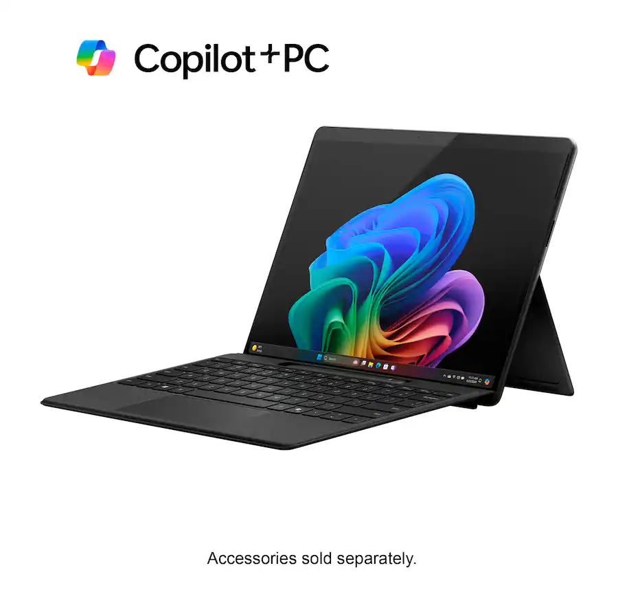 Microsoft - Surface Pro - Copilot+ PC - 13” Touchscreen - Snapdragon X Plus - 16GB Memory - 512GB SSD - Device Only (11th Ed) - Black