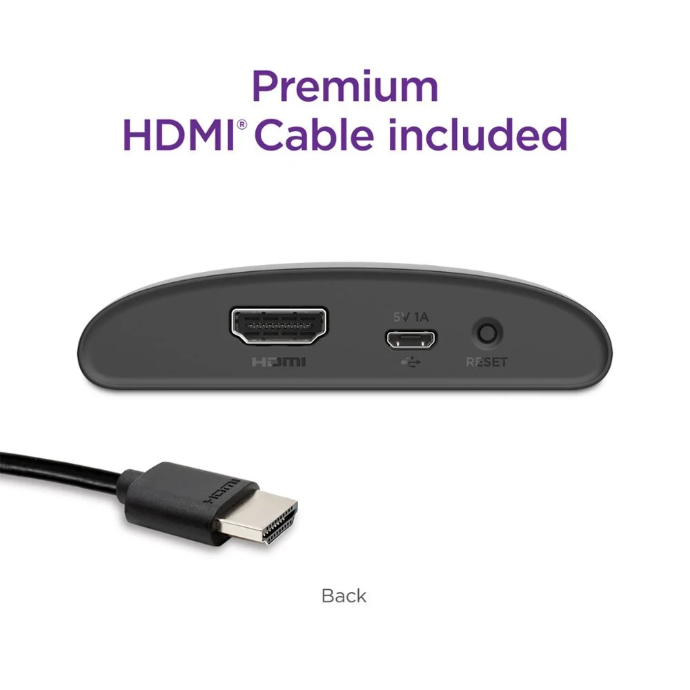 Roku Express | Streaming Media Player with Standard Remote (no TV controls) - Black