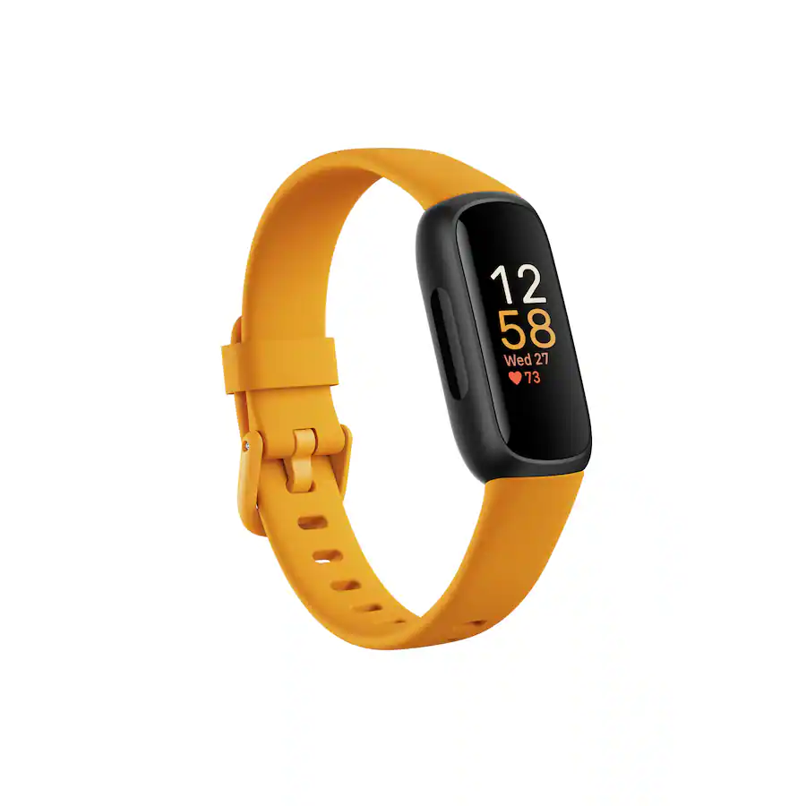Google - Fitbit Inspire 3 Health & Fitness Tracker - Works with Android and iOS - Morning Glow - (2022)