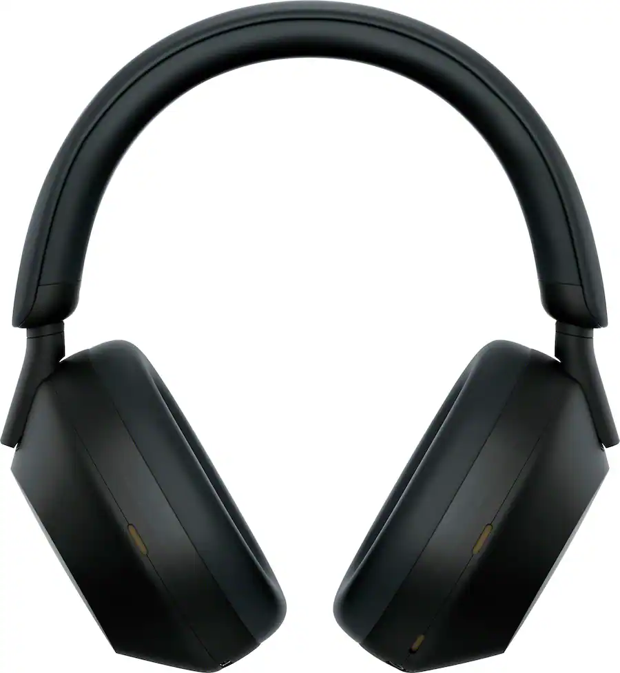 Sony - WH-1000XM5 Wireless Noise Cancelling Over-the-Ear Headphones - Black