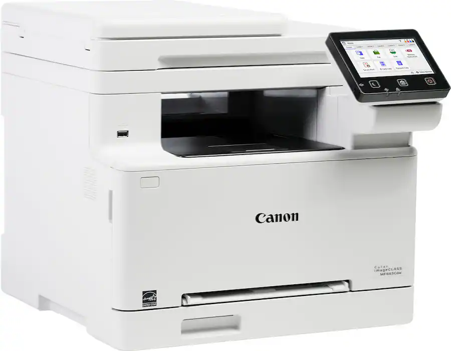 Canon - imageCLASS MF663Cdw Wireless Duplex Color Laser All-In-One Printer with 50-Sheet ADF - White