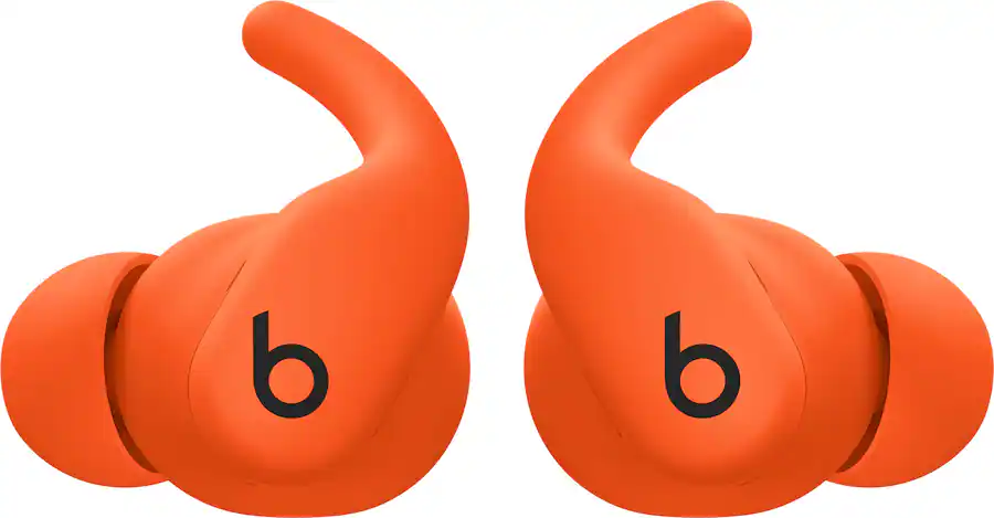 Beats - Powerbeats Fit True Wireless Active Noise Canceling Earbuds - Spark Orange