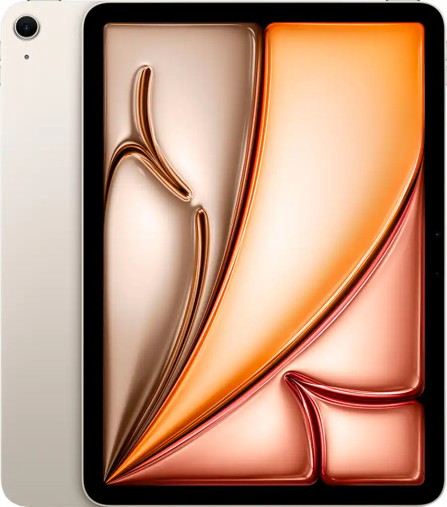 Apple - 11-inch iPad Air M3 chip Built for Apple Intelligence Wi-Fi 1TB - Starlight