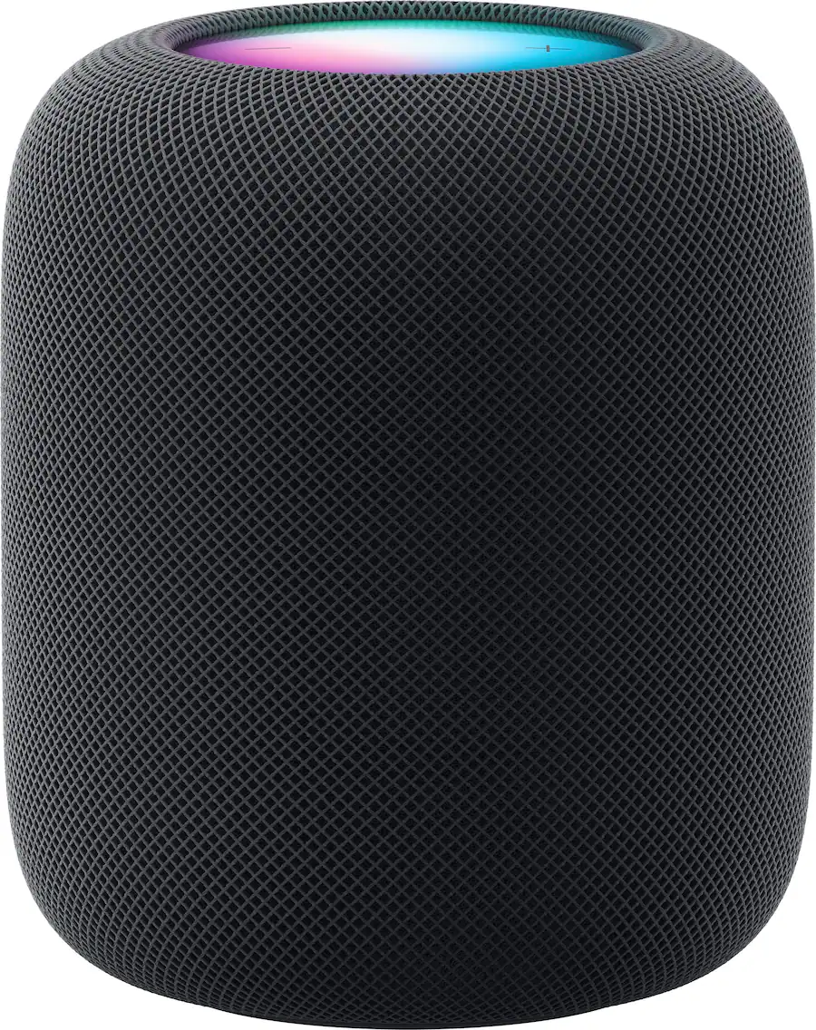 Apple - HomePod (2nd Generation) Smart Speaker with Siri - Midnight