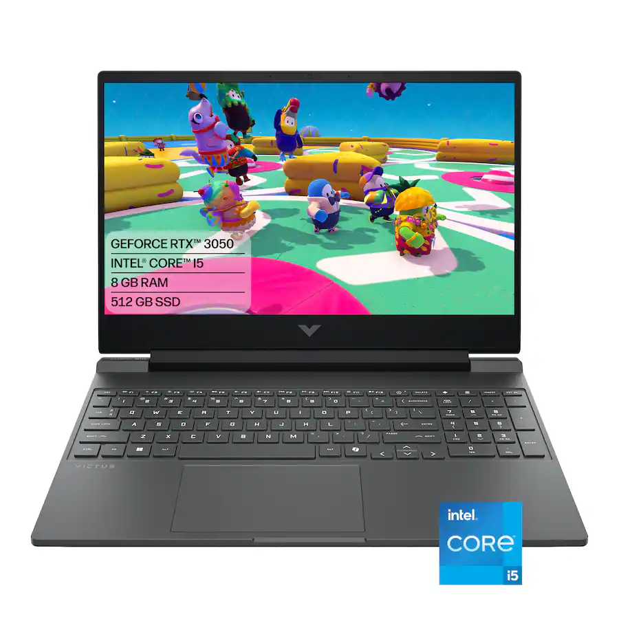 HP - Victus 15.6" 144Hz Full HD Gaming Laptop - Intel Core i5 13420H (2023) - 8GB RAM - NVIDIA GeForce RTX 3050 - 512GB SSD - Mica Silver
