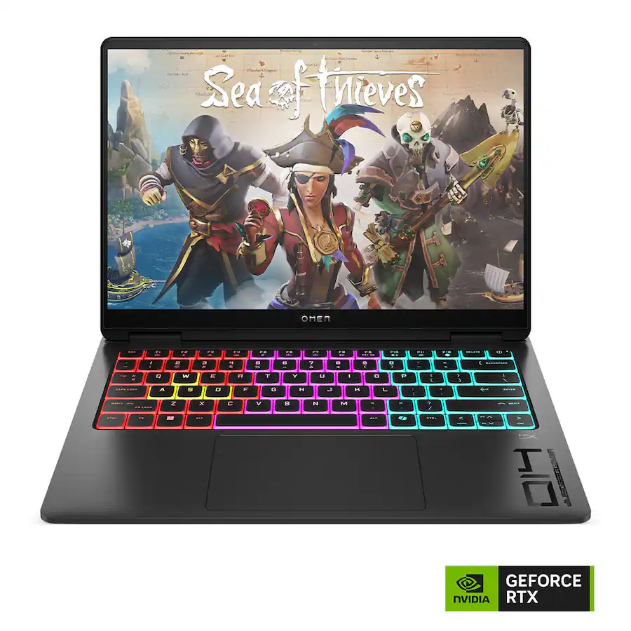 HP OMEN - Transcend 14" 120Hz 3K OLED Gaming Laptop - Intel Core Ultra 7 (2025) - 16GB Memory - NVIDIA GeForce RTX 5060 - 1TB SSD - Shadow Black