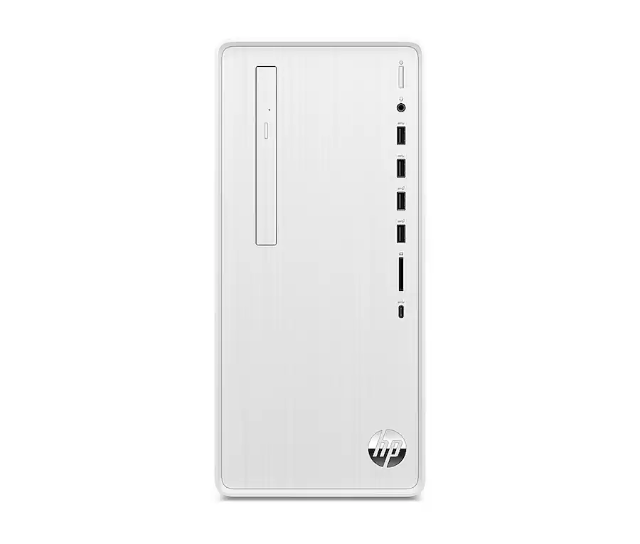 HP - Pavilion Desktop - Intel Core i5-12400 - 8GB Memory - 512GB SSD - Snow white