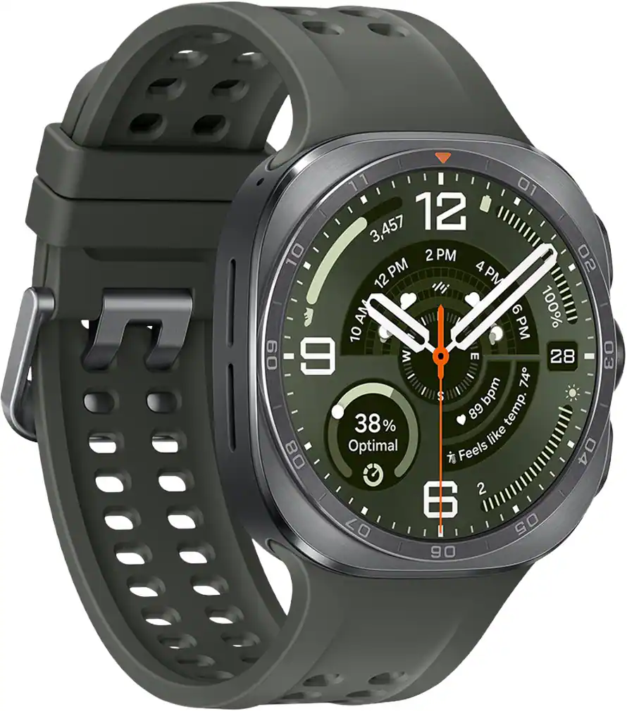 Samsung - Galaxy Watch Ultra2 Titanium Smartwatch 47mm LTE - Titanium Silver - (2026)