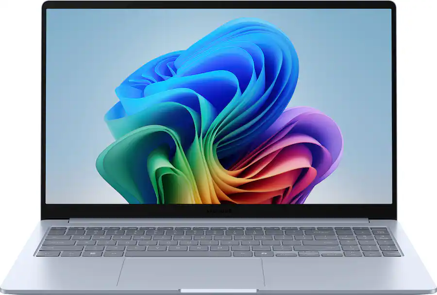 Samsung - Galaxy Book4 Edge - Copilot+ PC - 15.6" LED Laptop - Snapdragon X- 16GB Memory- 512GB Storage - Sapphire Blue
