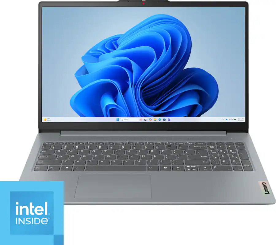Lenovo - IdeaPad Slim 3i 15.6" Full HD Laptop - Intel Processor N150 2024- 8GB Memory - 128GB Storage - Arctic Grey