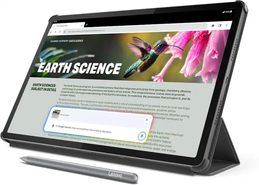 Lenovo - Idea Tab Pro with Tab Pen Plus & Folio Case - 12.7" 3K Tablet - 8GB RAM - 128GB UFS - Gray