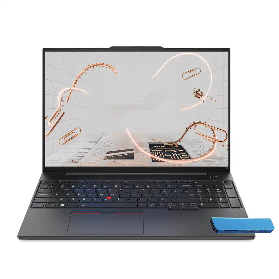 Lenovo - ThinkPad E16 Gen 1 16" Touch-Screen Laptop - Intel Core i7 - 16GB RAM - 512GB SSD - Backlit - Fingerprint - Win11Pro - IST HUB - Black