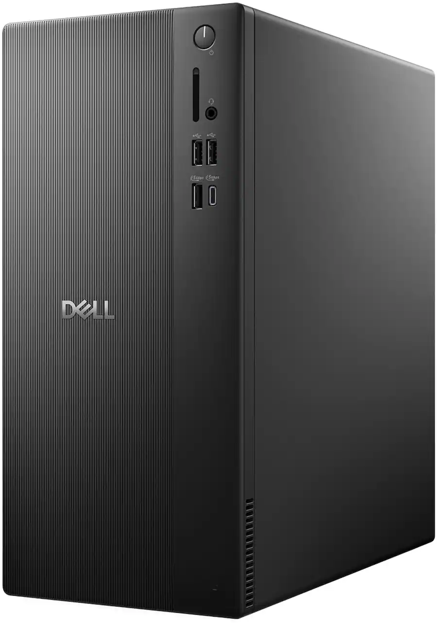 Dell - Slim Desktop - Intel Core Ultra 7 Series 2 265 2025 - 16GB Memory - 1TB Storage - Black