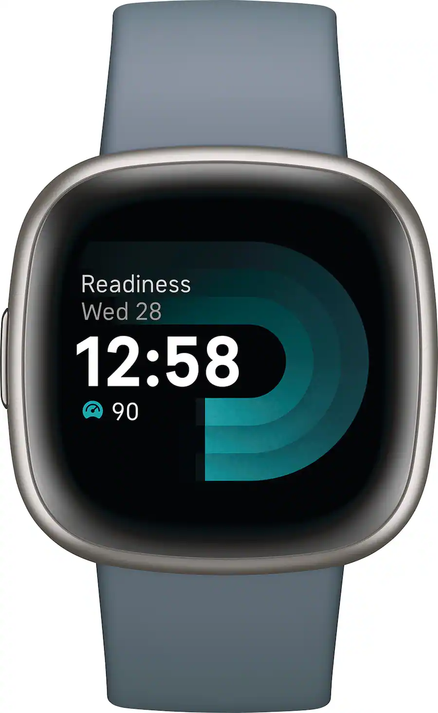 Google - Fitbit Versa 4 Fitness Smartwatch - Works with Android and iOS - Platinum - (2022)