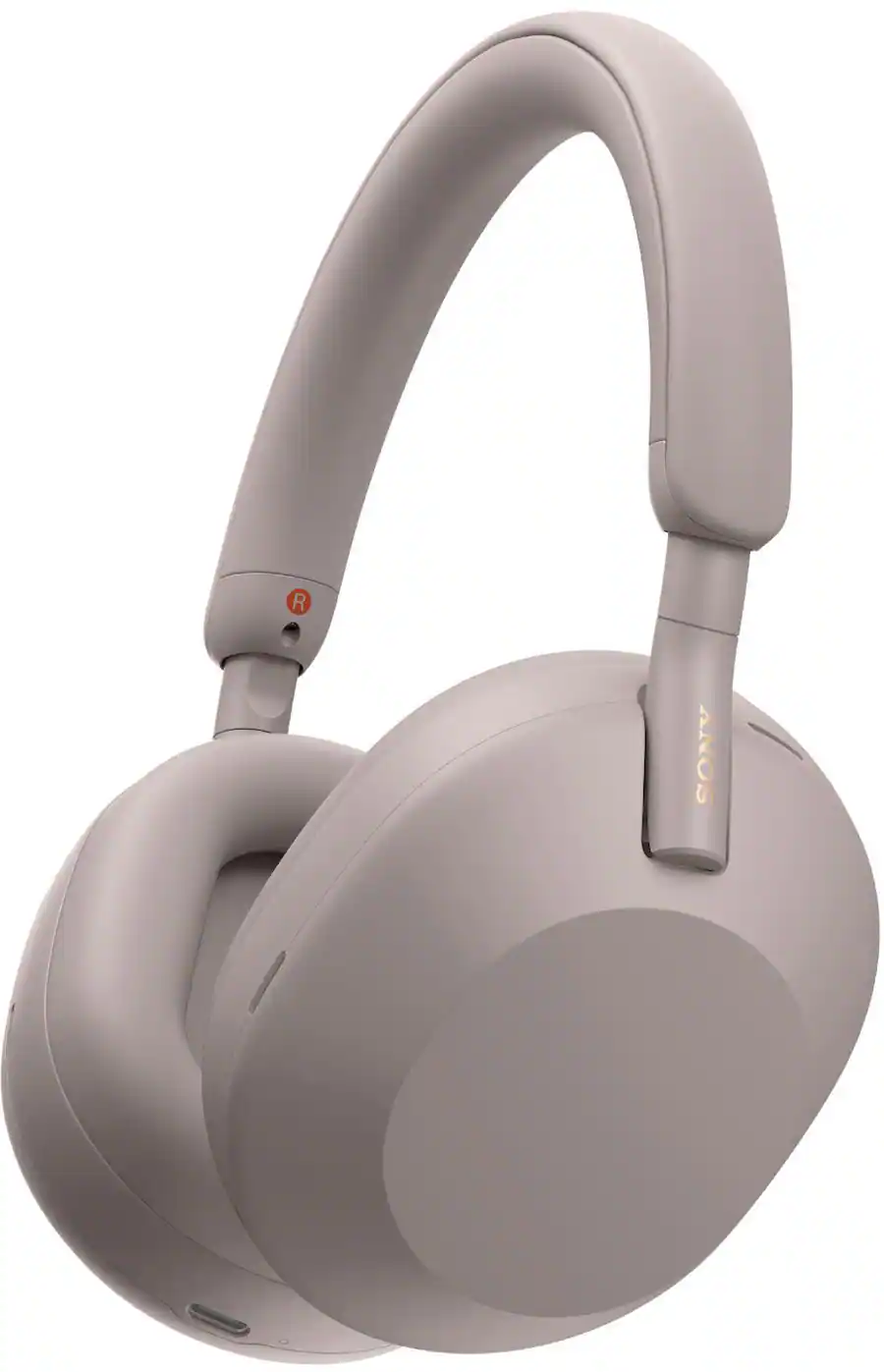 Sony - WH-1000XM5 Wireless Noise Cancelling Over-the-Ear Headphones - Smoky Pink