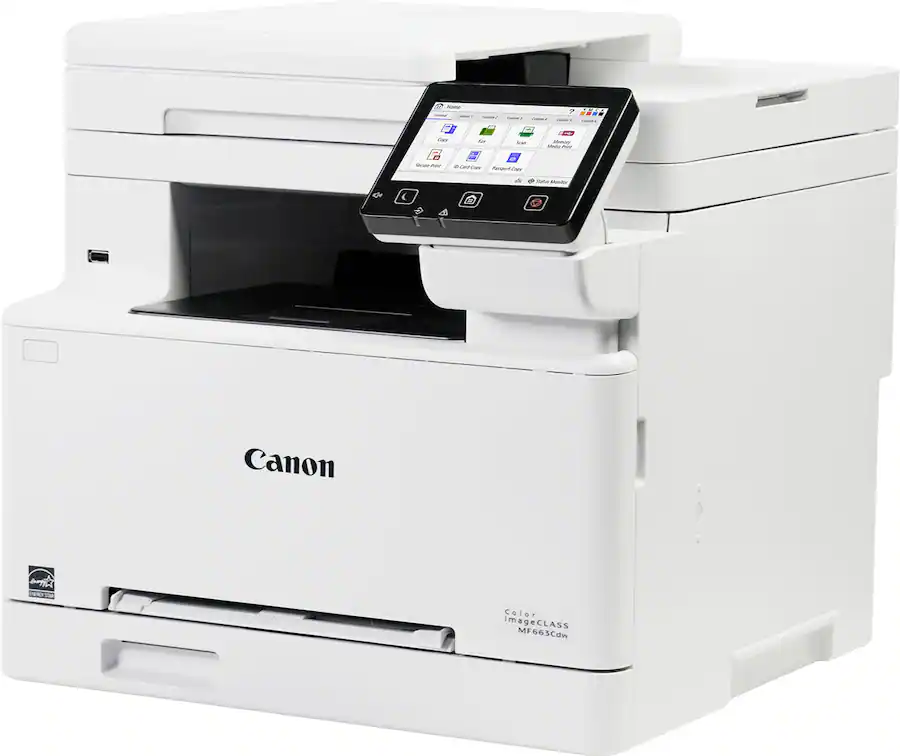 Canon - imageCLASS MF663Cdw Wireless Duplex Color Laser All-In-One Printer with 50-Sheet ADF - White
