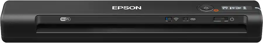 Epson - WorkForce ES-60W Wireless Mobile Color Sheetfed Document Scanner - Black