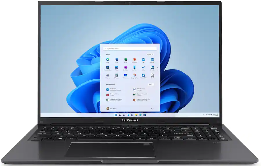 ASUS - Vivobook 16 16" FHD+ Laptop - AMD Ryzen 7 7730U with 16GB Memory - 1TB SSD - Indie Black
