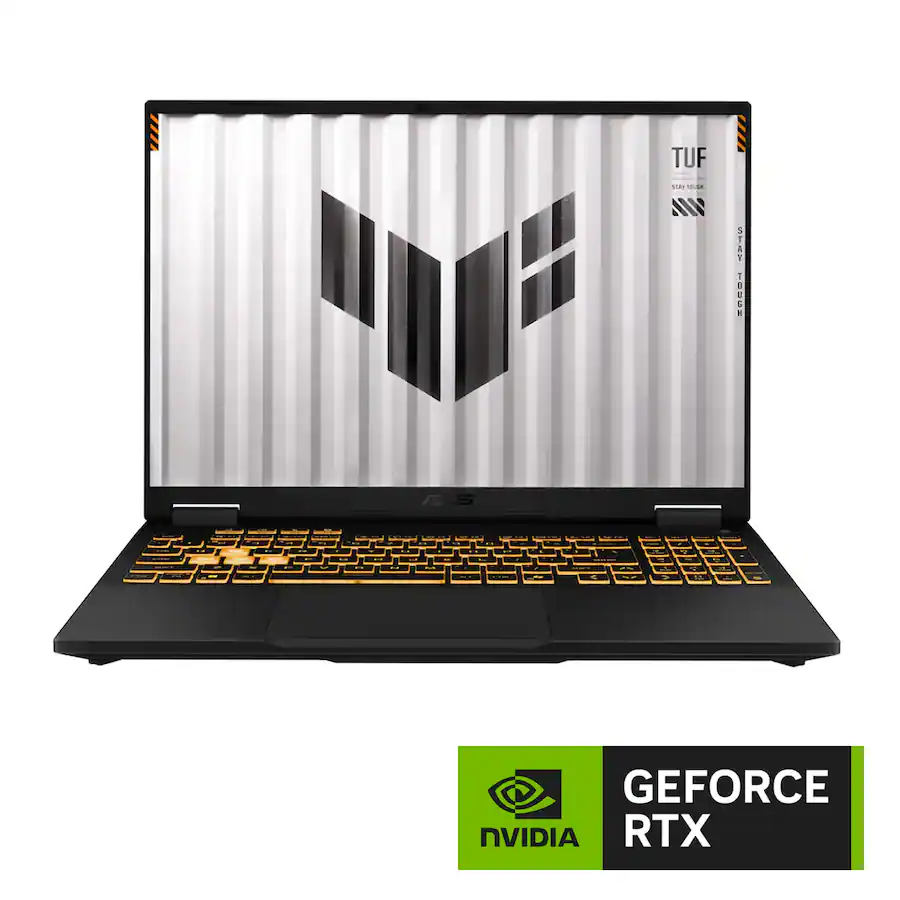 ASUS - TUF Gaming F16 16" 144Hz FHD+ Gaming Laptop - Intel Core i7-14650HX 2024- 16GB Memory- GeForce RTX 5060 - 512GB Storage - Jaegar Gray