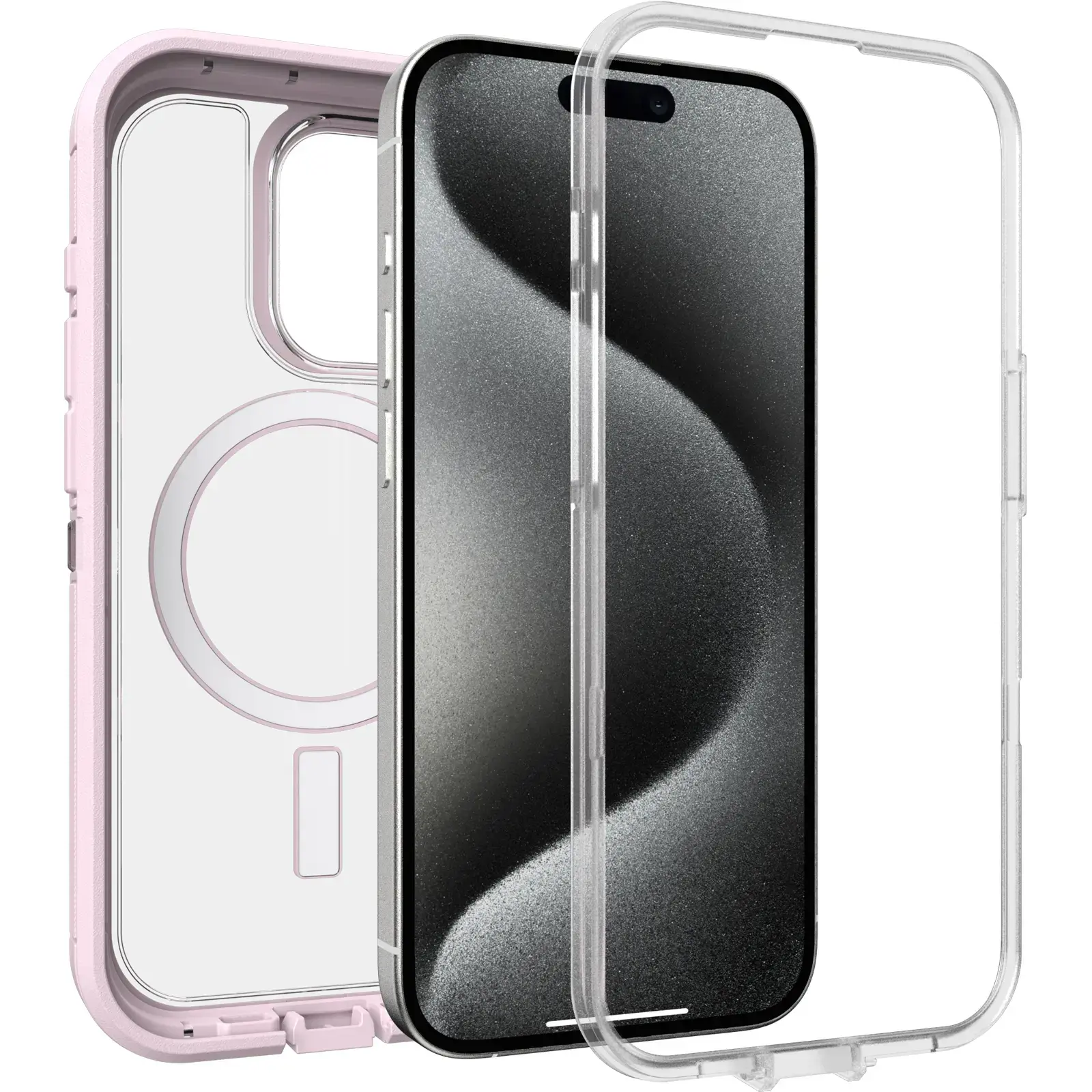 OtterBox - Defender Series Pro XT Hard Shell for MagSafe for Apple iPhone 15 Pro - Mountain Frost