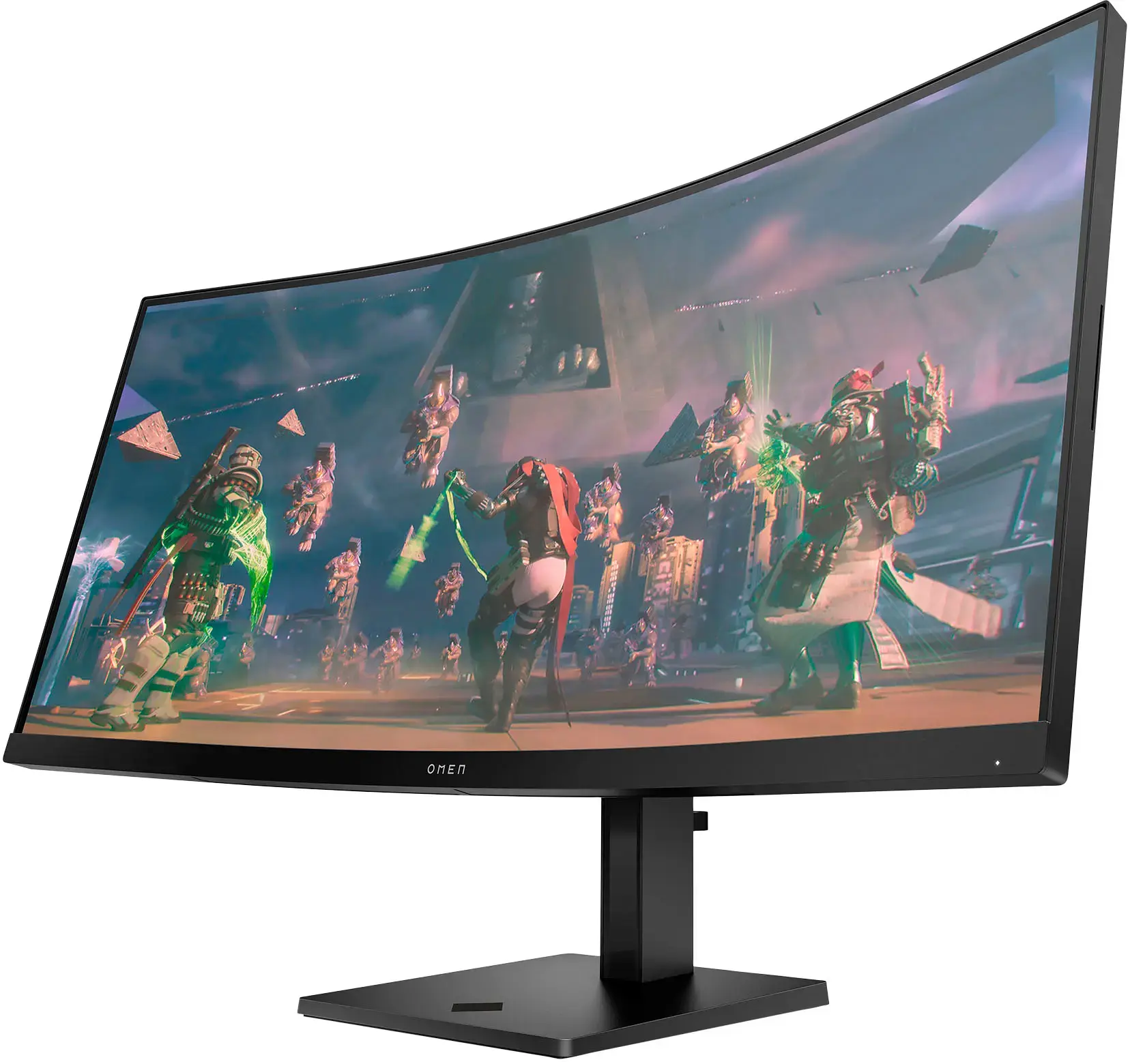 HP OMEN - 34" IPS LED Curved QHD 165Hz Free Sync Gaming Monitor with HDR (DisplayPort, HDMI, Audio Jack)