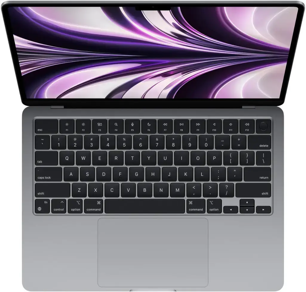 Apple - MacBook Air 13-inch Apple M2 chip Built for Apple Intelligence - 16GB Memory - 256GB SSD - Space Gray