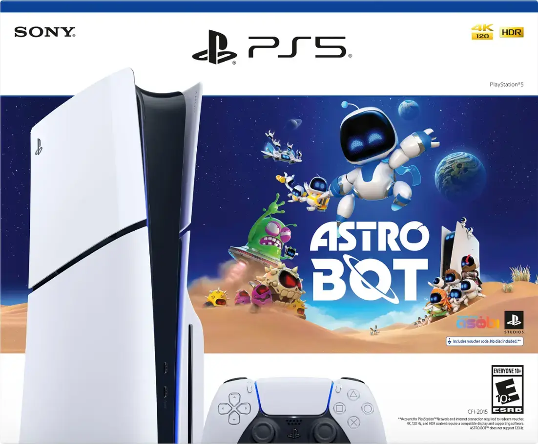 Sony - PlayStation 5 Slim Console – ASTRO BOT Bundle - White